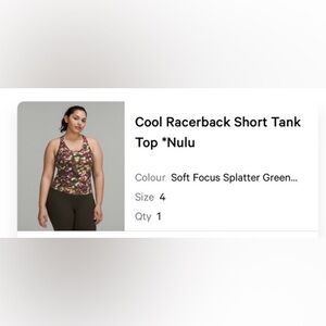 Lululemon Nulu tank